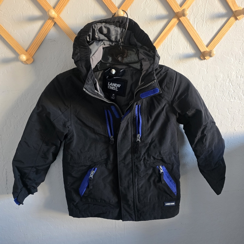 Lands' End Kids Waterproof Insulated Winter Jacket Size M 5/6